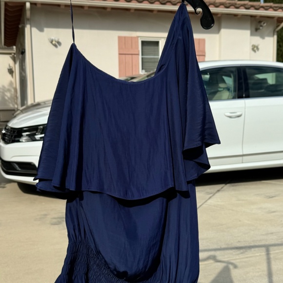 Ramy Brook one shoulder top, navy, size XS - Picture 5 of 5